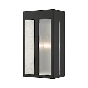 Livingstone Cross - 1 Light Outdoor ADA Wall Lantern in Coastal Style - 6 Inches wide by 11 Inches high