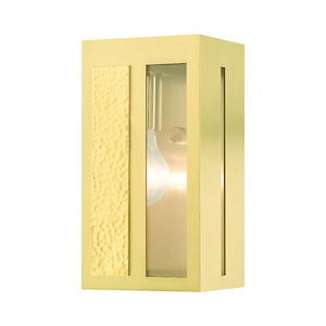 Livingstone Cross - 1 Light Outdoor ADA Wall Lantern in Coastal Style - 4.75 Inches wide by 9 Inches high