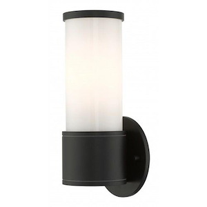 Hesketh Common - 1 Light Outdoor ADA Wall Lantern in Contemporary Style - 4.5 Inches wide by 10 Inches high