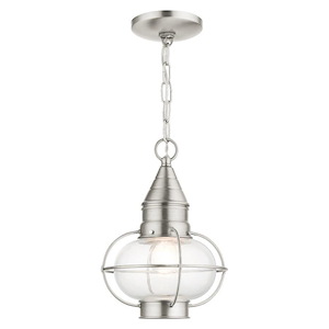 Oban Garden - 1 Light Outdoor Pendant Lantern in Bohemian Style - 8.75 Inches wide by 11.75 Inches high