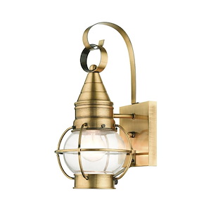 Oban Garden - 1 Light Outdoor Wall Lantern in Bohemian Style - 7 Inches wide by 13.75 Inches high