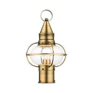 Oban Garden - 1 Light Outdoor Post Top Lantern in Bohemian Style - 8.75 Inches wide by 15 Inches high - 1121706