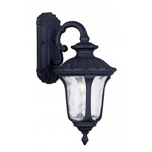 Foxglove Glebe - 1 Light Outdoor Wall Lantern in Traditional Style - 7.25 Inches wide by 16.25 Inches high