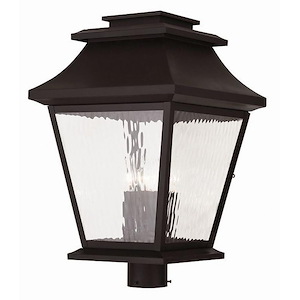 Duver Road - 4 Light Outdoor Post Top Lantern in Coastal Style - 14 Inches wide by 21 Inches high