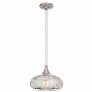 Borough Village - 1 Light Mini Pendant in Coastal Style - 10.5 Inches wide by 10.5 Inches high - 1269171