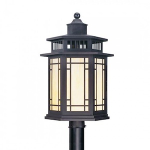 Goodwood Laurels - 1 Light Outdoor Post Top Lantern