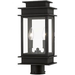 Liphook Close - 2 Light Medium Outdoor Post Top Lantern In Classic Style-16.75 Inches Tall and 5.5 Inches Wide - 1268439