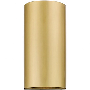Primrose Willows - 1 Light Medium Outdoor ADA Wall Sconce In Urban Style-10 Inches Tall and 5 Inches Wide
