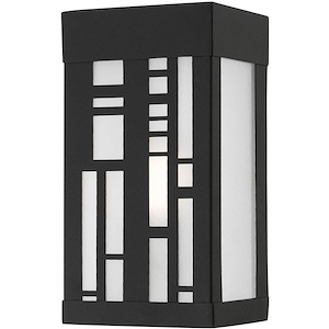 Cobham Cedars - 1 Light Small Outdoor ADA Wall Sconce In Modern Style-8.5 Inches Tall and 4.5 Inches Wide - 1268432