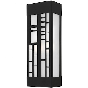 Cobham Cedars - 2 Light Outdoor ADA Wall Sconce In Modern Style-17 Inches Tall and 6 Inches Wide - 1268628