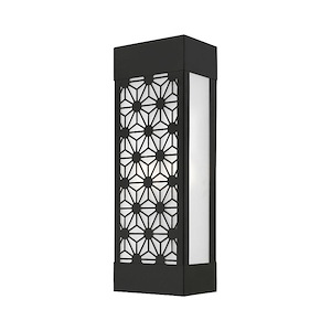 Milton Top - 2 Light Outdoor ADA Wall Sconce In Nordic Style-17 Inches Tall and 6 Inches Wide - 1268448