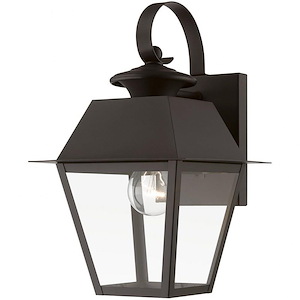 Lawrence Down - 1 Light Small Outdoor Wall Lantern In Classic Style-12.5 Inches Tall and 7.5 Inches Wide