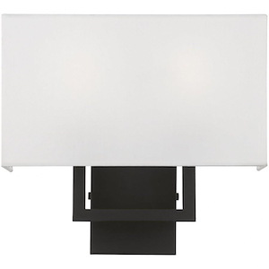 Dunlop Willows - 2 Light ADA Wall Sconce In Timeless Style-11.75 Inches Tall and 13 Inches Wide - 1268470