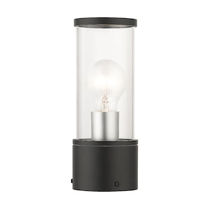 St Ann&#39;s Reach - 1 Light Small Outdoor Post Top Lantern In Contemporary Style-9.25 Inches Tall and 3.5 Inches Wide