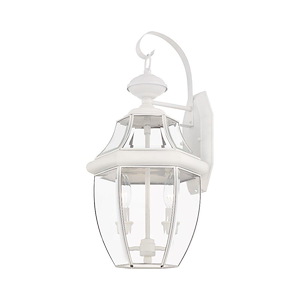 Sherwood Cliff - 2 Light Outdoor Wall Lantern in Traditional Style - 10.5 Inches wide by 20.25 Inches high