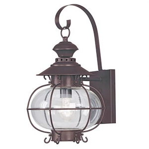 Avenue Gardens - 1 Light Outdoor Wall Lantern in Coastal Style - 10.5 Inches wide by 17.75 Inches high