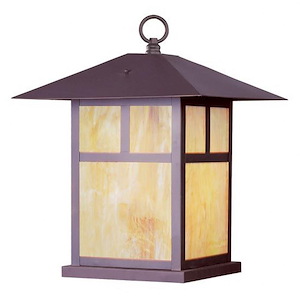 Dingle Ridgeway - 1 Light Outdoor Column Mount in  Style - 16 Inches wide by 20.5 Inches high