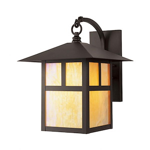 Dingle Ridgeway - 1 Light Outdoor Wall Lantern in Craftsman Style - 10 Inches wide by 13.75 Inches high - 1269243