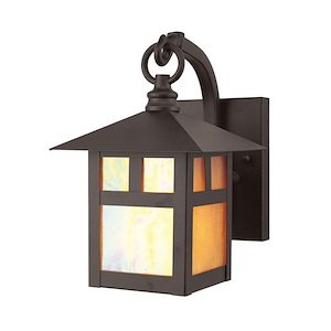 Dingle Ridgeway - 1 Light Outdoor Wall Lantern in Craftsman Style - 5.5 Inches wide by 8.5 Inches high