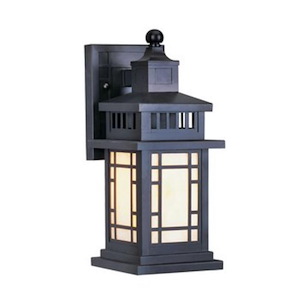 Goodwood Laurels - One Light Outdoor Wall Sconce - 5 Inches wide by 12.5 Inches high - 1269269