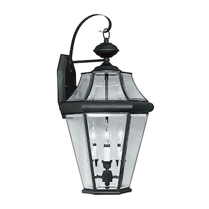 Kiln Heights - 3 Light Outdoor Wall Lantern in Traditional Style - 13 Inches wide by 24 Inches high - 1120854
