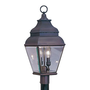 Sunningdale Pastures - 2 Light Outdoor Post Top Lantern - 1269271