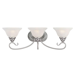 Kingsdale Drive - 3 Light Bathroom Light in Traditional Style - 26.5 Inches wide by 8.5 Inches high - 1120939