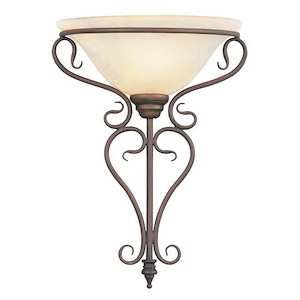 Kingsdale Drive - 1 Light Wall Sconce in Traditional Style - 14 Inches wide by 18.75 Inches high - 1269258