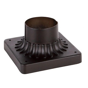 Outdoor Pier Mount Adaptor - 5.75 Inches wide by 3.5 Inches high