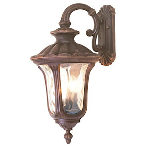 Foxglove Glebe - 3 Light Outdoor Wall Lantern in Traditional Style - 11 Inches wide by 22 Inches high