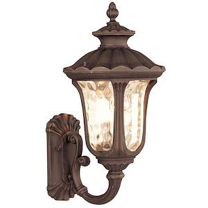 Foxglove Glebe - 3 Light Outdoor Wall Lantern in Traditional Style - 11 Inches wide by 22 Inches high - 1269518