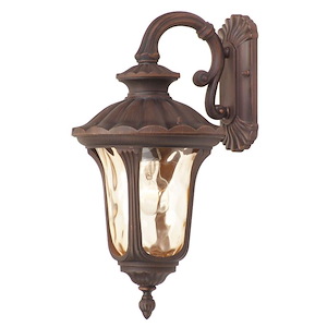 Foxglove Glebe - 1 Light Outdoor Wall Lantern in Traditional Style - 9.5 Inches wide by 19 Inches high - 1120960