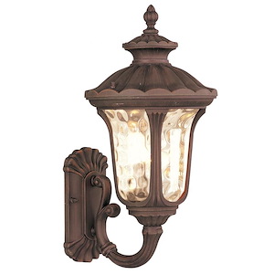 Foxglove Glebe - 1 Light Outdoor Wall Lantern in Traditional Style - 9.5 Inches wide by 18 Inches high - 1269262