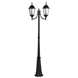 The Winsters - Two Light Exterior Lantern in Traditional Style - 9.5 Inches wide by 85.75 Inches high - 1269469