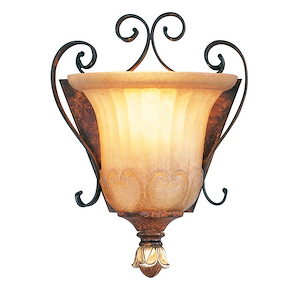 Lowther East - 1 Light Wall Sconce in Mediterranean Style - 7.75 Inches wide by 9.5 Inches high - 1269472