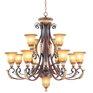 Lowther East - 13 Light Chandelier in Mediterranean Style - 40 Inches wide by 39 Inches high - 1269425