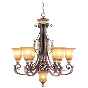 Lowther East - 7 Light Chandelier in Mediterranean Style - 30 Inches wide by 34.5 Inches high - 1269434