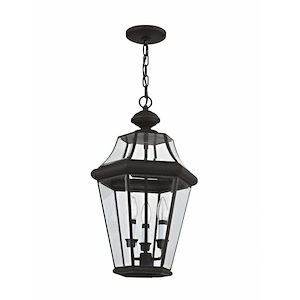 Kiln Heights - 3 Light Outdoor Pendant Lantern in Traditional Style - 13 Inches wide by 21 Inches high - 1122900