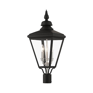 Allan Gait - 3 Light Large Outdoor Post Top Lantern In Traditional Style-26.75 Inches Tall and 10.63 Inches Wide - 1308544