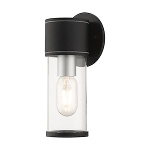 St Ann's Reach - 1 Light Small Outdoor ADA Wall Lantern In Contemporary Style-10 Inches Tall and 4.5 Inches Wide - 1308565