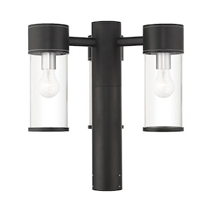 St Ann&#39;s Reach - 3 Light Extra Large Outdoor Post Top Lantern In Contemporary Style-18 Inches Tall and 18 Inches Wide