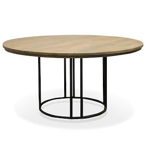 Lyon Paddocks - Dining Table In Contemporary Style-31 Inches Tall and 60 Inches Wide