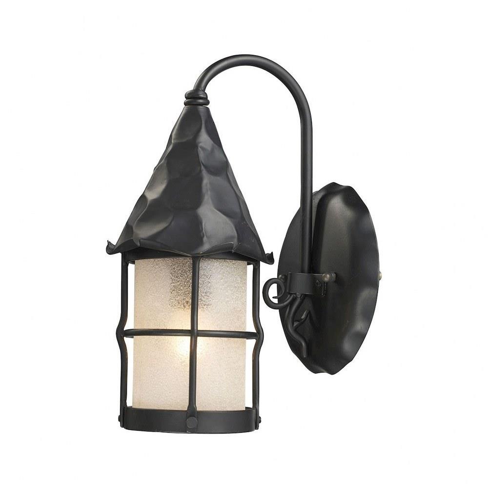 Bailey Street Home 2499-BEL-1109628 Shetland Corner - 1 Light Outdoor Wall Sconce in Traditional Style - 14 Inches tall and 7.5 inches wide