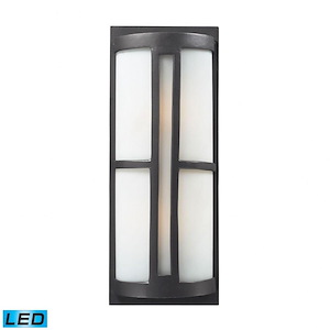Skylark Mill-2 Light Outdoor Wall Sconce in Modern/Contemporary Style-22 Inches tall and 9 inches wide - 1244608