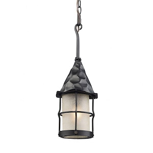 Shetland Corner - 1 Light Outdoor Pendant in Traditional Style - 18 Inches tall and 6.5 inches wide - 1244452