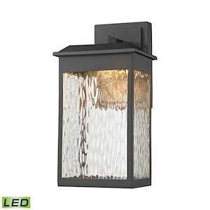 Cricketers Drive - 6W 1 LED Outdoor Wall Sconce in Transitional Style - 13 Inches tall and 7 inches wide