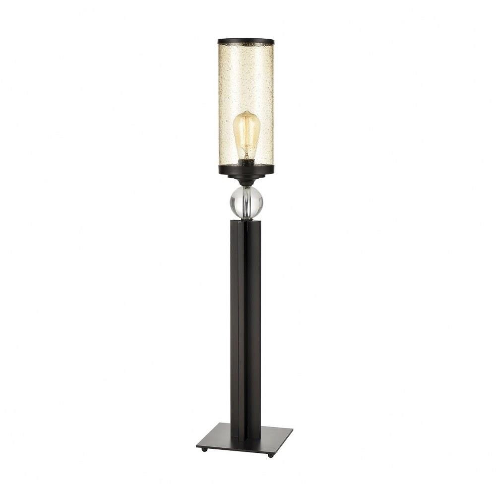 Bailey Street Home 2499-BEL-3332187 Monks Causeway - Transitional Style - Glass and Metal 1 Light Upplight Table Lamp - 37 Inches tall 8 Inches wide