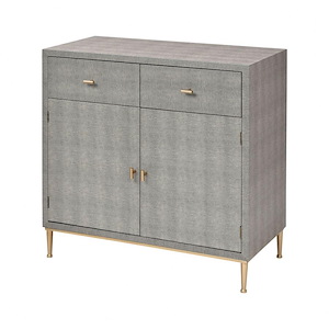 Shorley Lane-Modern/Contemporary Style w/ Luxe/Glam inspirations-Cabinet with Drawers-32 Inches tall 32 Inches wide