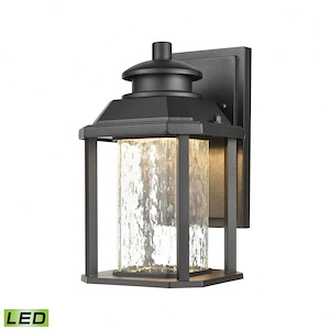 10 Inch 11W 1 LED Rectangular Outdoor Wall Lantern - Traditional Porch Light
