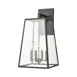 William Mews - 4 Light Outdoor Wall Lantern in Transitional Style - 22 by 11 inches wide